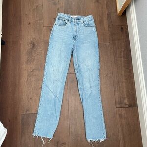 Abercrombie & Fitch Light Blue Straight Leg Jeans